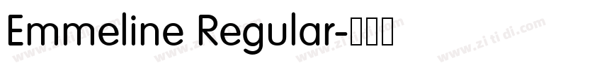 Emmeline Regular字体转换